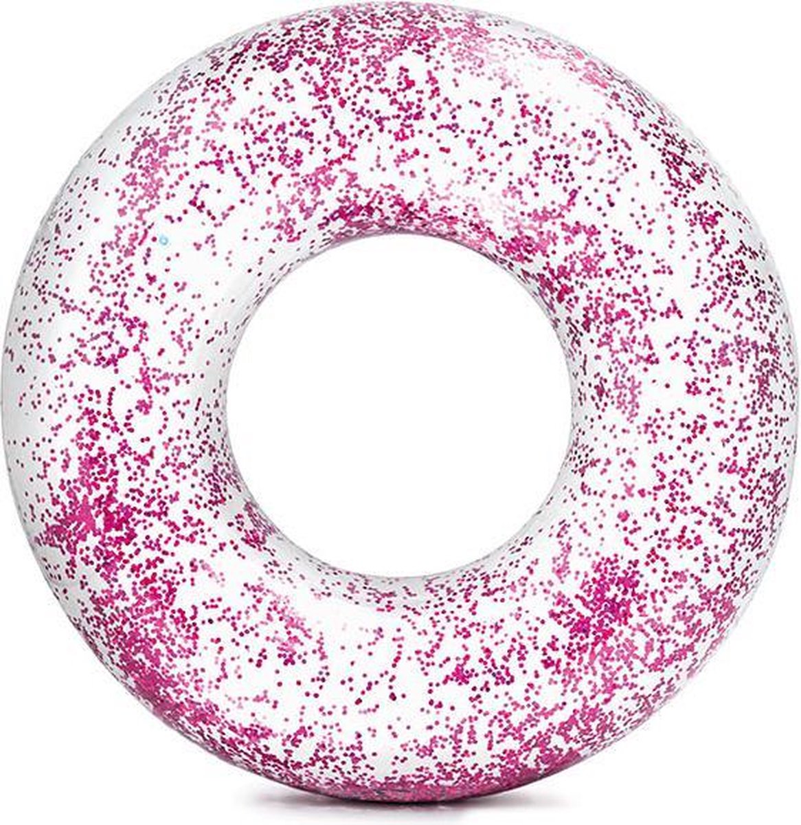 Intex Zwemring Glitter 119cm Roze | opblaasband | grote zwemband
