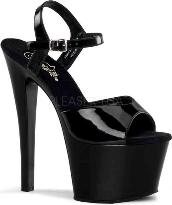 Foto: Pleaser sky 309 sandaal met enkelband paaldans schoenen paaldans schoenen 39 shoes zwart