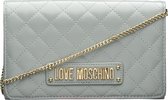 Love Moschino Quilted Evening Bag Dames Clutch - Grey