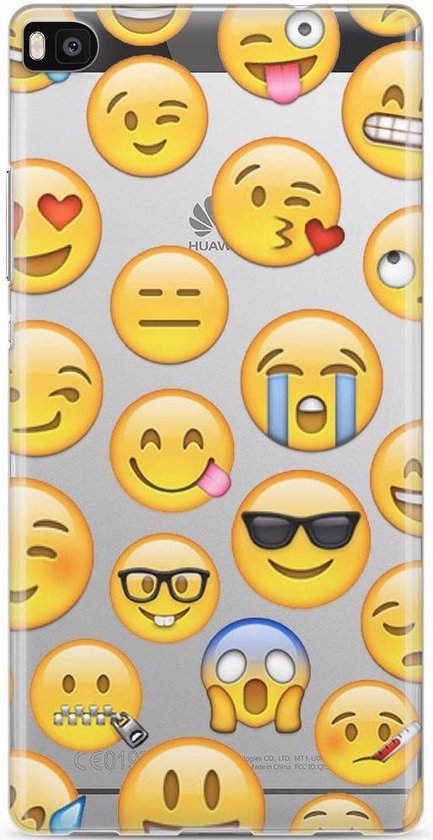 Huawei P8 hoesje - Emoji smileys | bol