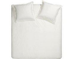 Cinderella Sundays Dekbedovertrek - Lits-jumeaux - Satijn - 240x200/220 cm - Ivoor