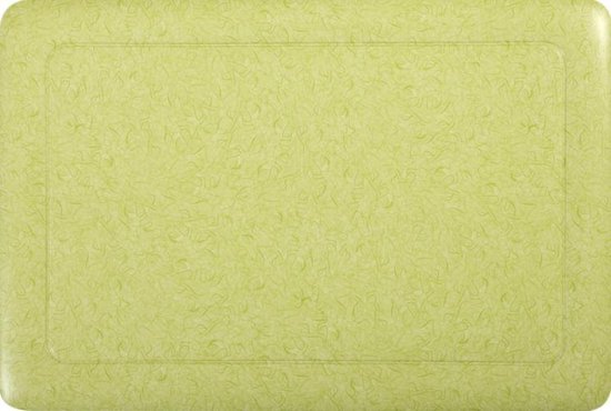 Bezienswaardigheden bekijken Vervuild eenzaam Luxe afwasbare placemat - Rechthoekig 30 cm x 40 cm - Leuke Tekeningen -  Uni - Groen -... | bol.com