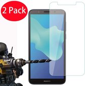 2 Stuks Pack Huawei Y5 2018 Tempered Glass Screen protector 2.5D 9H 0.26mm