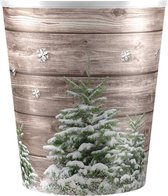 Plastic Coverpot Christmas Tree pot 12 (inclusief Waterwick)