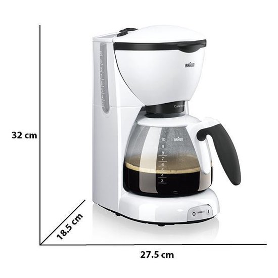 Opties voor koffiebereiding - Braun 0X13211005 - Braun KF520 Koffiezetapparaat