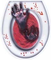 Boland - Toiletsticker - bloederige handen - Decoratie > Stickers