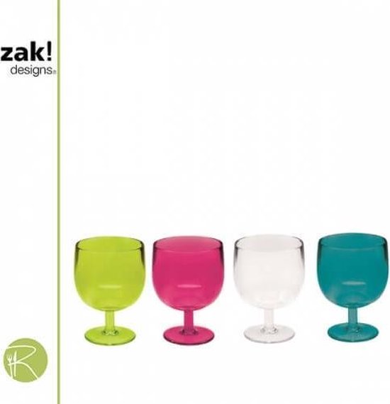 Shot Glas Op Voet - Zak!Designs - Stacky - set van 4 - 50 ml