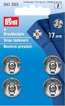 Prym Drukkers Zilver 17mm