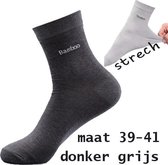 Unisex Bamboo sokken -grijs- Maat 39-41