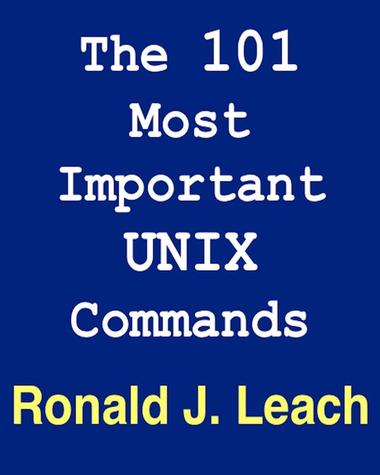 The 101 Most Important UNIX and Linux Commands - cover