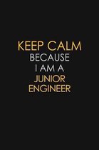 Keep Calm Because I Am A Junior Engineer