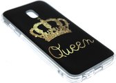 Queen siliconen hoesje Geschikt voor Samsung Galaxy J3 (2017)