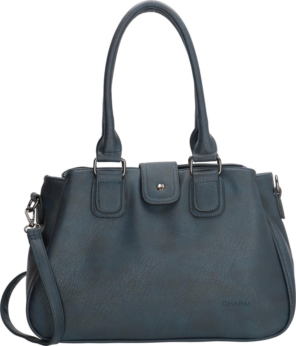 Charm- Covent garden Dames shopper blauw