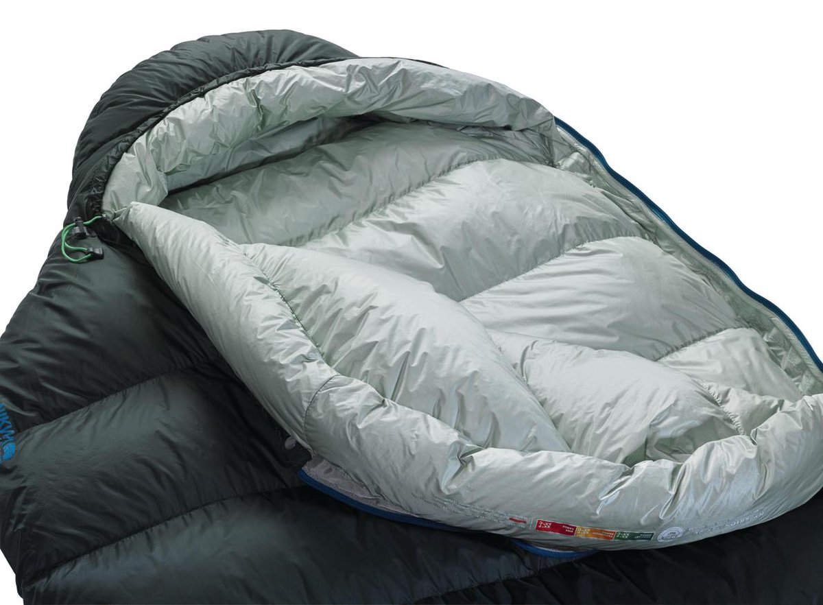 Therm-a-Rest Hyperion 32 UL Bag Lng - mummy slaapzak - Dons - Groen