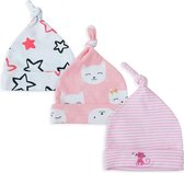 Babymuts set – poes | 3 stuks | Kidzstore.eu