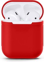 KELERINO. Housse en silicone pour Apple Airpods Softcase - Rouge