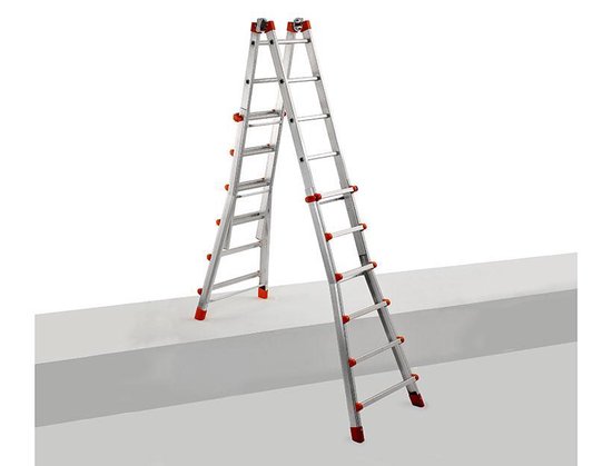 contact teleurstellen spreken Professionele telescopische ladder Goliath max. 5,86 m- model LTD4X6 | bol .com