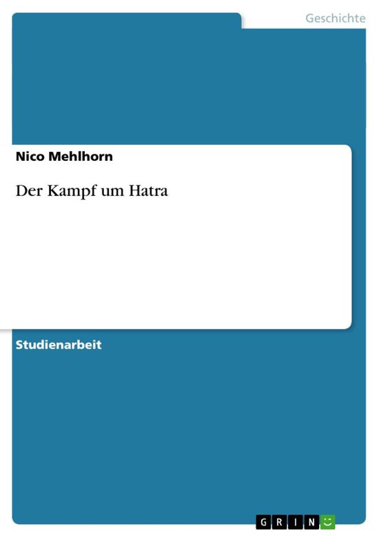 Der Kampf um Hatra - cover