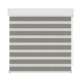 BloomTheRoom Duo Rolgordijn - Grijs - Lichtdoorlatend - 60x210 cm