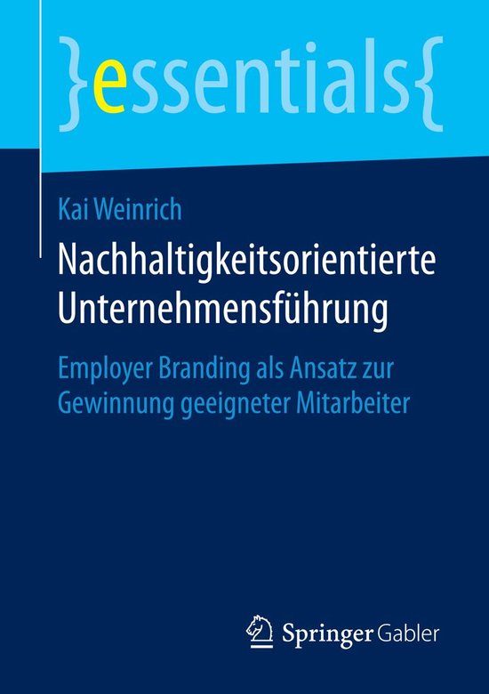 Business and Economics (German Language) - Nachhaltigkeitsor ... - cover