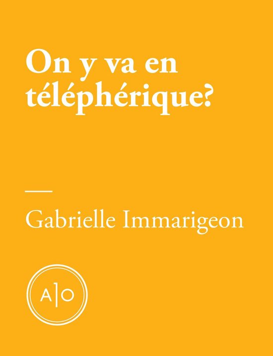 On y va en téléphérique? - cover
