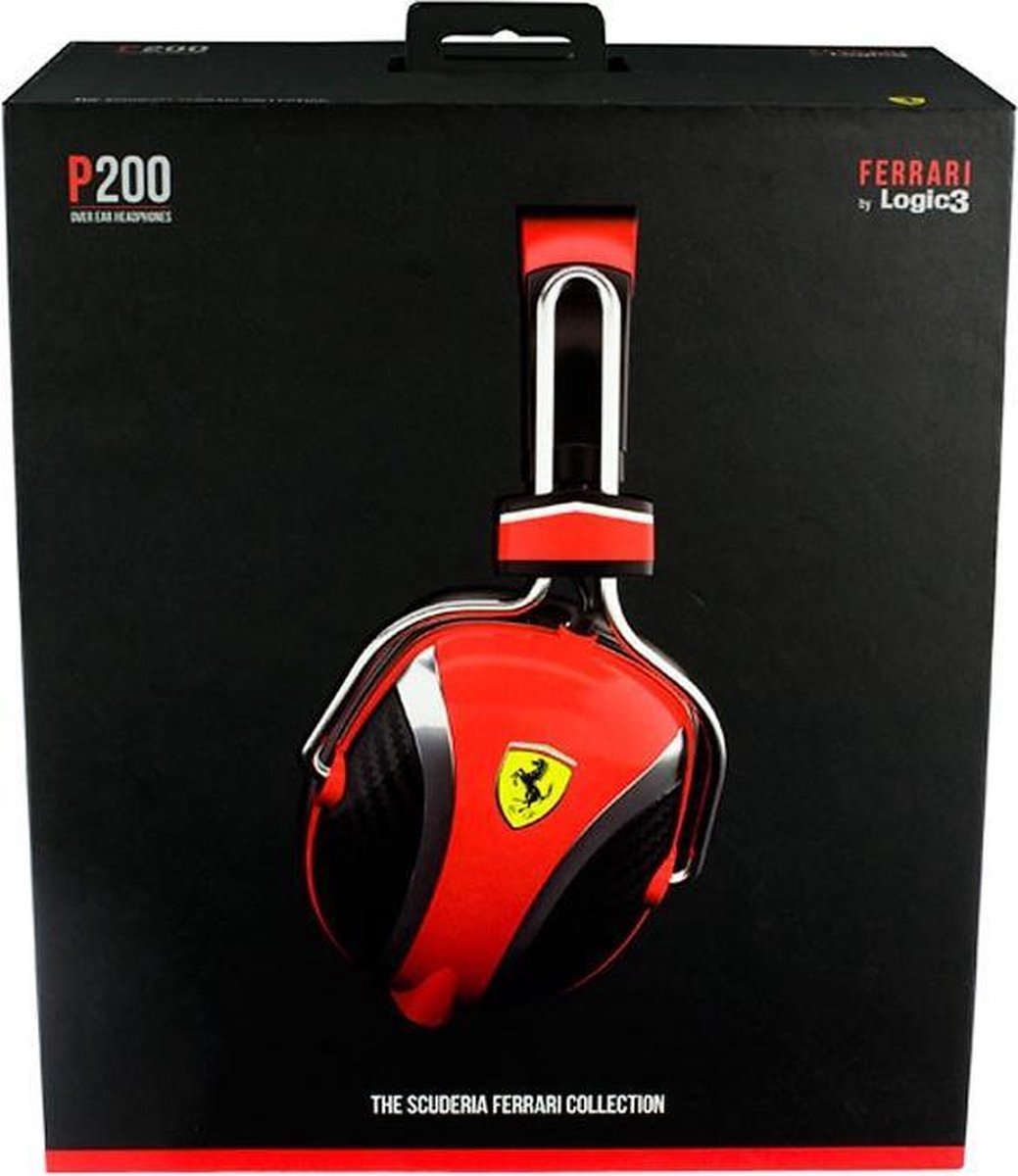 Ferrari P200 Scuderia Noise Cancelling Headphones by Logic3