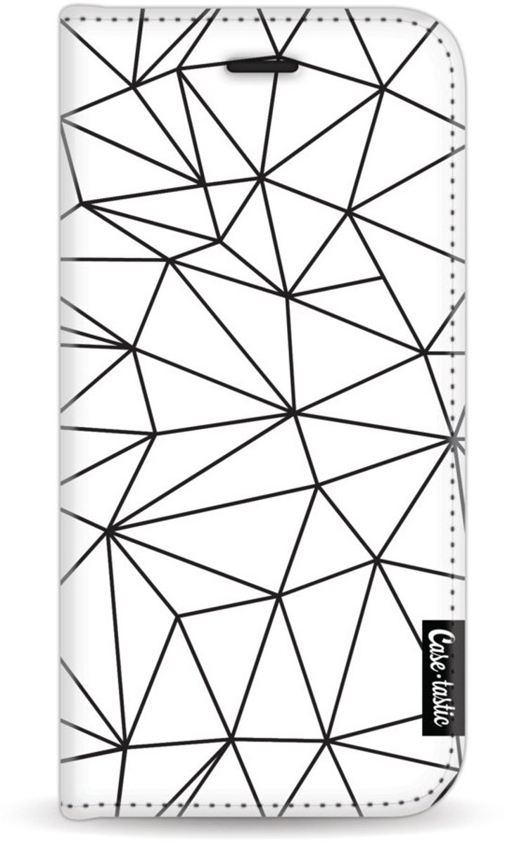 Casetastic Wallet Case White Apple iPhone 7 / 8 - So Many Lines! Black