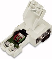 WAGO 750-971 Sensor/actuator dataconnector Aantal polen: 9 Stekker, haaks 1 stuk(s)