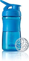 BlenderBottle SportMixer Tritan Grip - Shaker / bouteille de protéines - 590 ml - Cyan