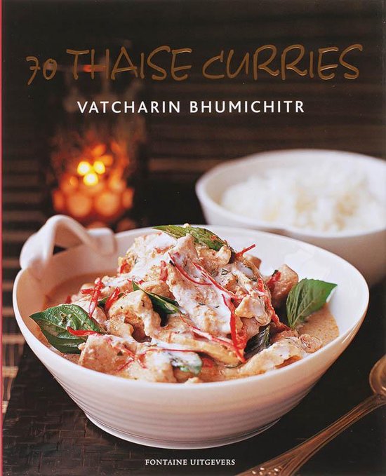 Cover van het boek '70 Thaise curries' van V. Bhumichitr