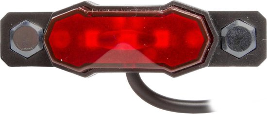 Smart Achterlicht E-bike Led Rood/zwart | bol.com