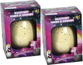 Magische Ei Groeiende Eenhoorn - 2 Eieren Set