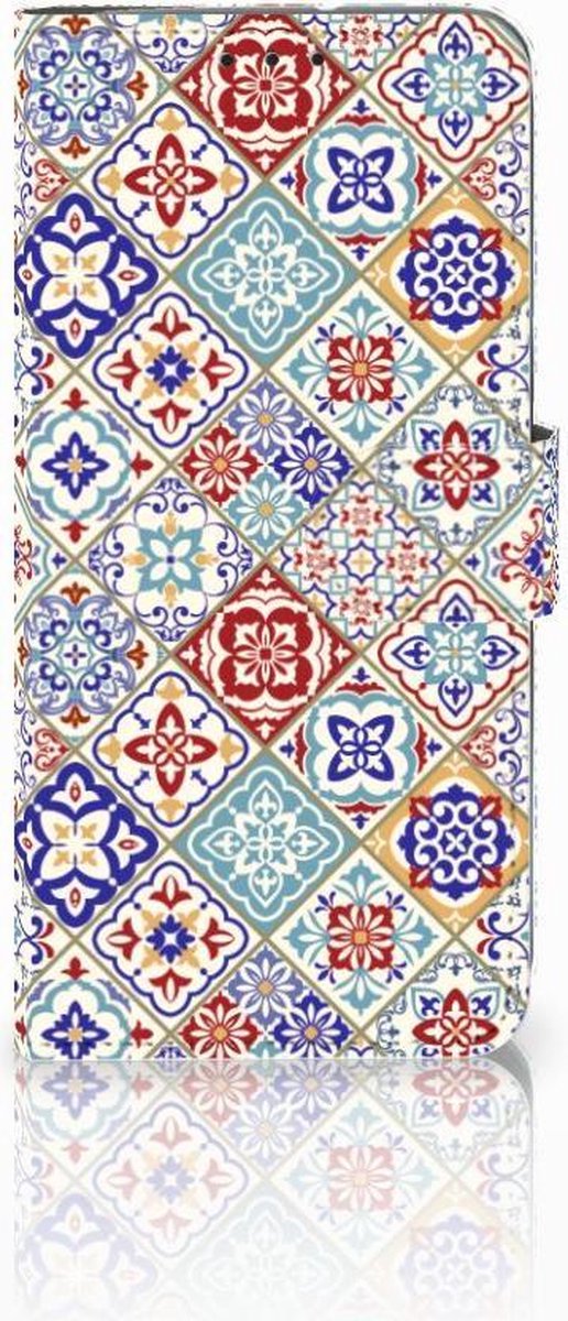 Motorola Moto G7 Power Bookcase Tiles Color