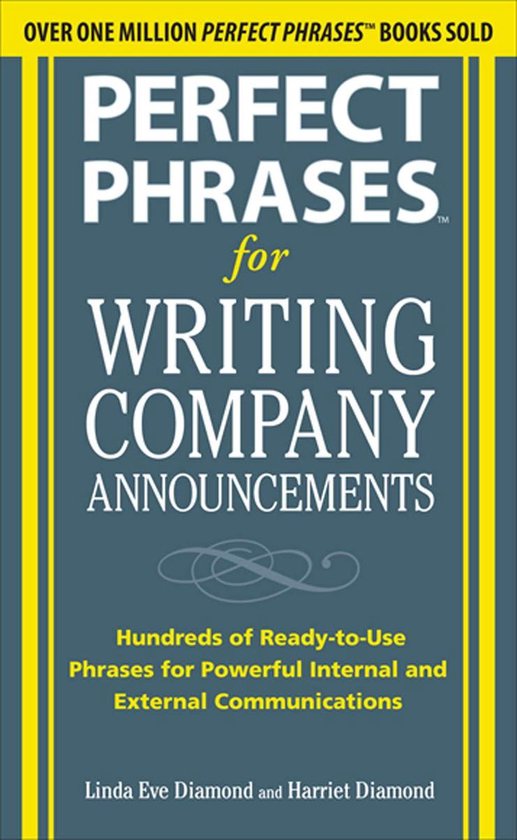Perfect Phrases for Writing Company Announcements - cover