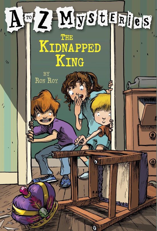 A to Z Mysteries 11 - A to Z Mysteries: The Kidnapped King - cover