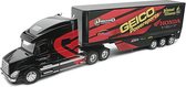 New-Ray Geico Honda Racing Motocross Vrachtwagen Truck 1/32 Schaalmodel Speelgoed