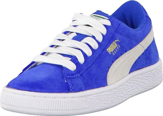 Puma Suede Sneakers - Maat 37 - Jongens - blauw/wit | bol.com