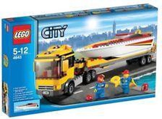 LEGO City Powerboot Transporter 4643 | bol.com
