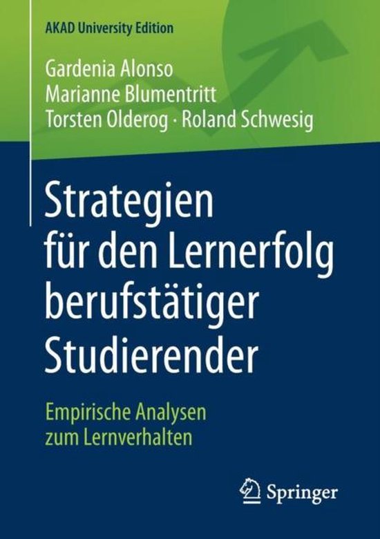Strategien fuer den Lernerfolg berufstaetiger Studierender - cover