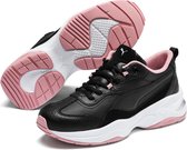 PUMA Cilia Lux Sneakers Dames - Puma Black-Bridal Rose-Puma Silver-Puma White - Maat 37