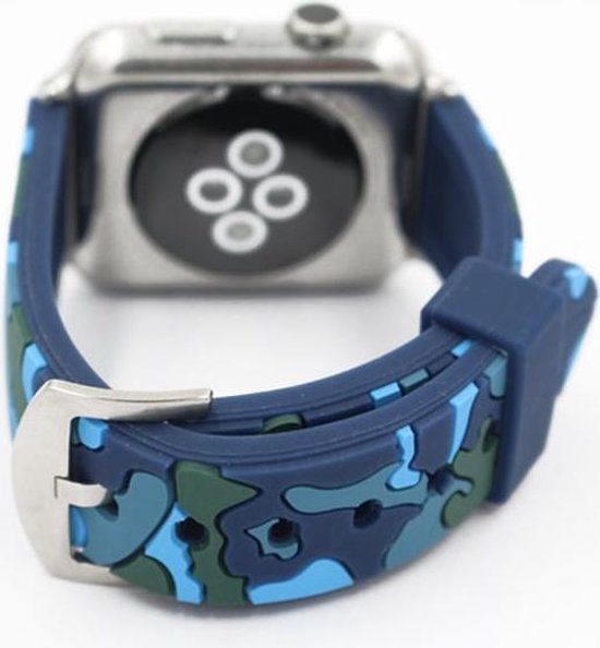bracelet watchbands-shop.nl - Apple Watch Series 1/2/3/4 (38 & 40mm) - Bleu