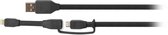 TYLT Syncable 30CM Hybrid USB BLK