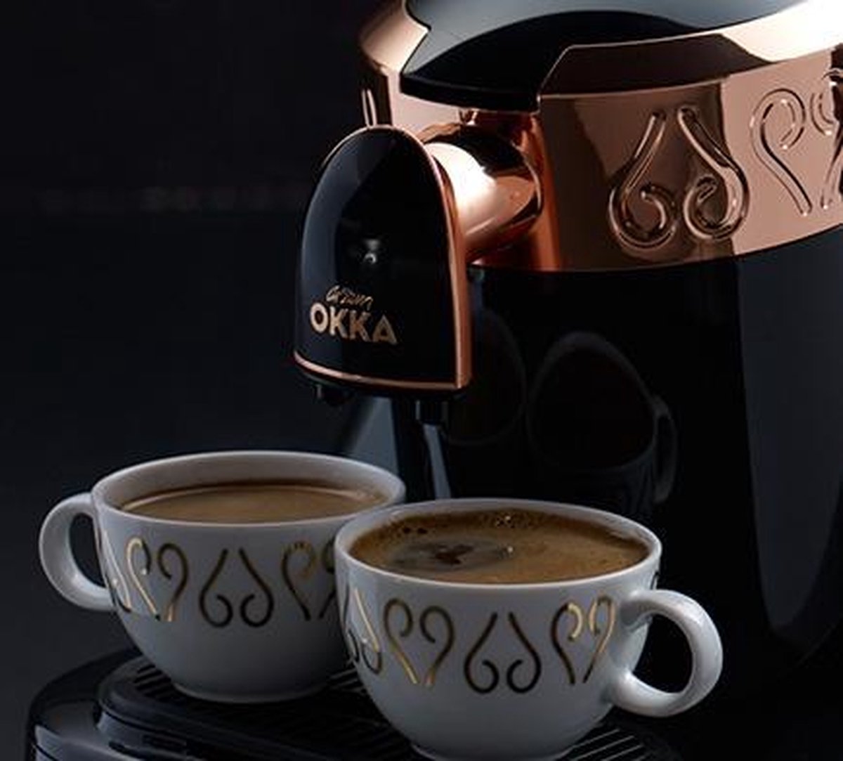Arzum OKKA Turkish Coffee Machine OK001BLACK Black Gold Turks