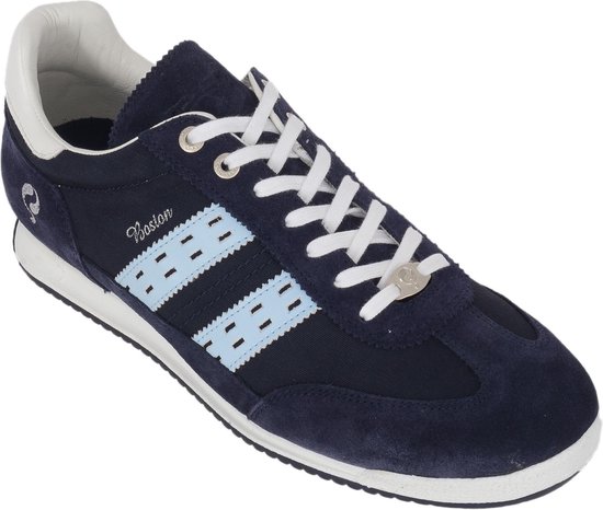 Quick Boston Sneakers Heren Sportschoenen - Maat 42 - Mannen - blauw/wit |  bol.com