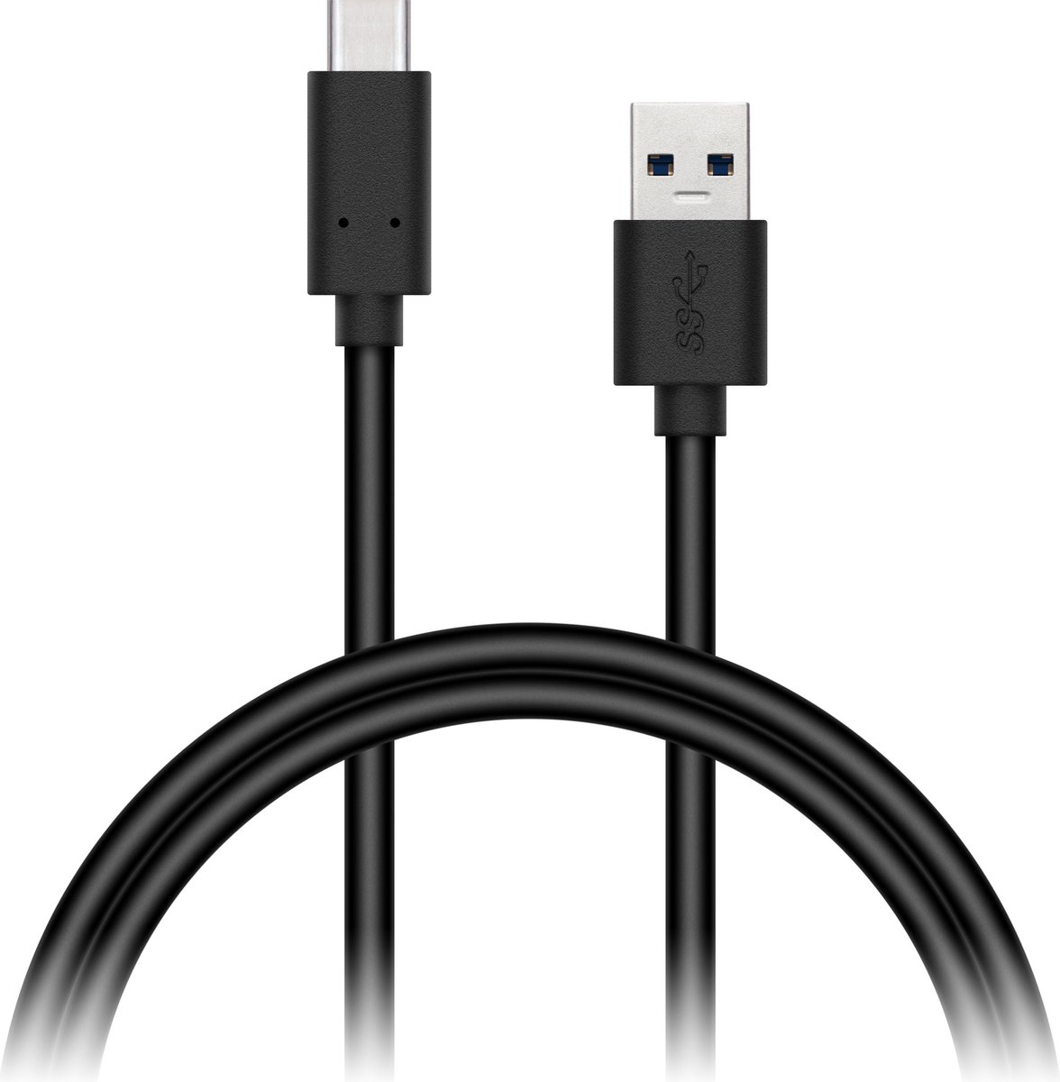 Connect IT CI-1178 USB-kabel 2 m USB 2.0 USB B USB A Zwart