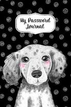 My Password Journal Password Keeper Book Cute Dog Cover