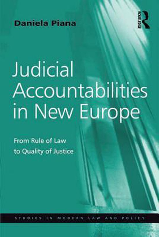 Judicial Accountabilities in New Europe - cover