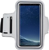 Pearlycase Sport Armband hoes voor Huawei Y6 (2019) - Wit