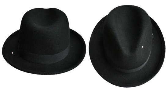 Unisex rock and roll gypsy hoed zwart – Bohemian hipster hoed – Fedora hoed  voor... | bol.com