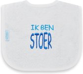 Funnies slab Ik Ben Stoer Creme/Blauw